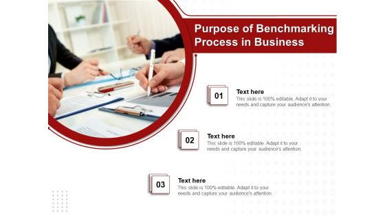 Purpose Of Benchmarking Process In Business Ppt PowerPoint Presentation Summary Background Designs PDF