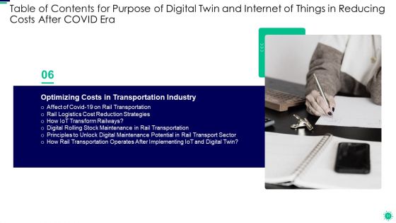 Purpose Of Digital Twin And Internet Of Things In Reducing Costs After COVID Era Ppt PowerPoint Presentation Complete Deck With Slides