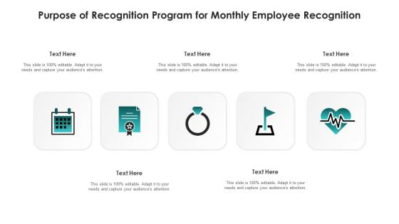 Purpose Of Recognition Program For Monthly Employee Recognition Download PDF