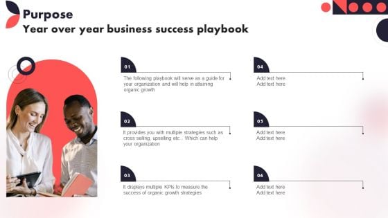 Purpose Year Over Year Business Success Playbook Year Over Year Business Success Playbook Sample PDF