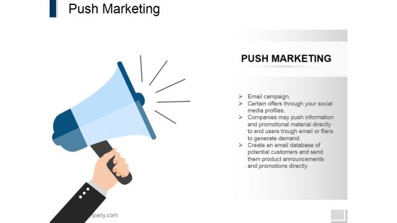 Push Marketing Ppt PowerPoint Presentation Gallery Example