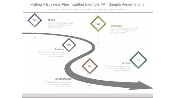 Putting A Business Plan Together Example Ppt Sample Presentations