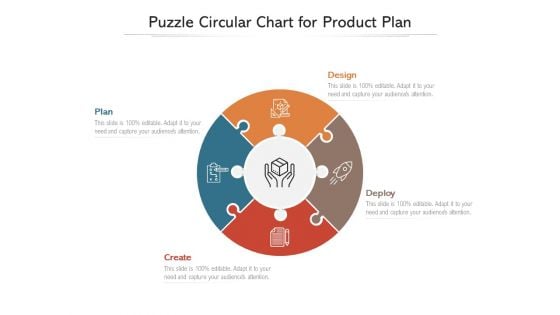 Puzzle Circular Chart For Product Plan Ppt PowerPoint Presentation Icon Smartart