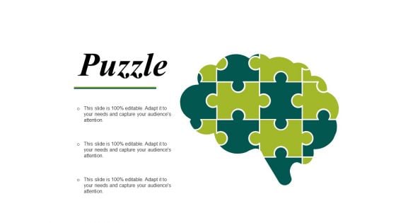 Puzzle Ppt PowerPoint Presentation File Summary