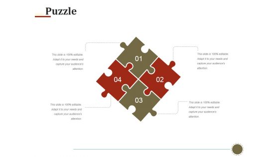Puzzle Ppt PowerPoint Presentation Ideas Infographic Template