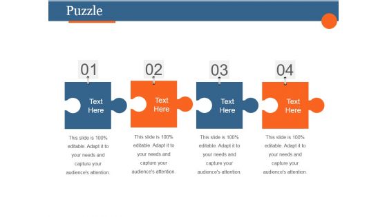 Puzzle Ppt PowerPoint Presentation Infographic Template