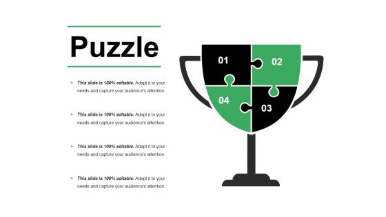 Puzzle Ppt PowerPoint Presentation Infographic Template Visuals