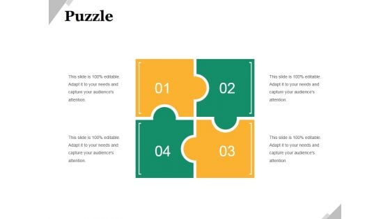 Puzzle Ppt PowerPoint Presentation Outline Microsoft