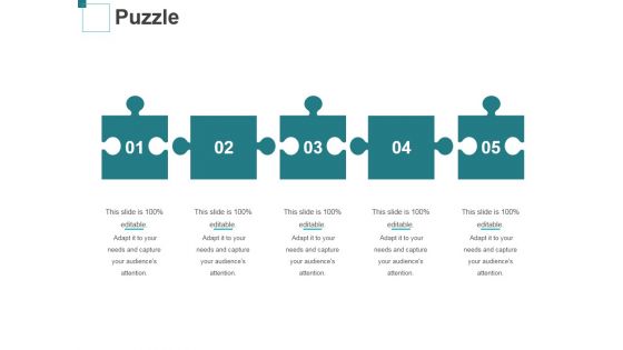 Puzzle Ppt PowerPoint Presentation Portfolio Brochure