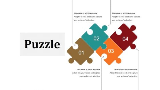 Puzzle Ppt PowerPoint Presentation Portfolio Format