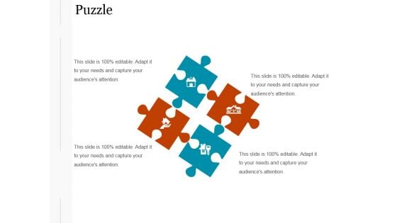 Puzzle Ppt PowerPoint Presentation Professional