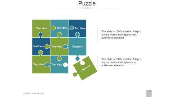 Puzzle Ppt PowerPoint Presentation Samples