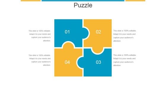 Puzzle Ppt PowerPoint Presentation Summary