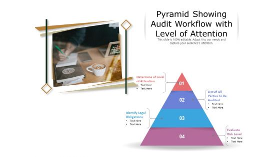 Pyramid Showing Audit Workflow With Level Of Attention Ppt PowerPoint Presentation Portfolio Elements PDF Pyramid Showing Audit Workflow With Level Of Attention Ppt PowerPoint Presentation Portfolio Elements PDF