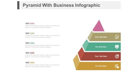 Pyramid With Business Planning Icons Powerpoint Template