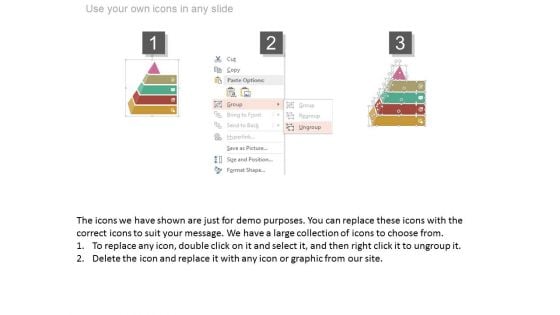 Pyramid With Business Planning Icons Powerpoint Template