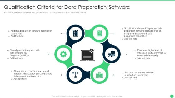 Qualification Criteria For Data Preparation Software Brochure PDF