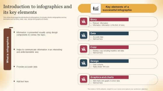 Qualified Traffic Generation Through Search Engines Introduction To Infographics And Its Key Elements Structure PDF