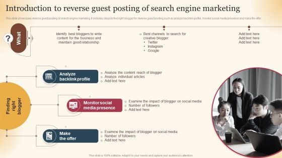 Qualified Traffic Generation Through Search Engines Introduction To Reverse Guest Posting Search Topics PDF