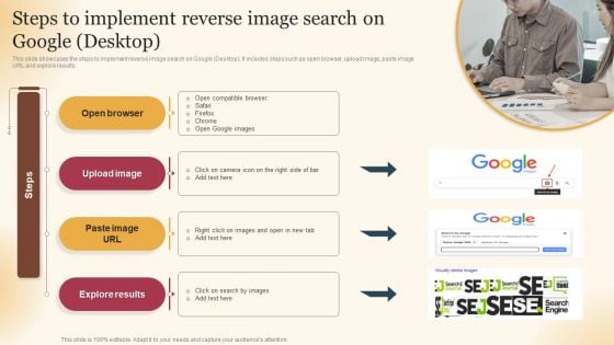 Qualified Traffic Generation Through Search Engines Steps Implement Reverse Image Search Google Desktop Structure PDF