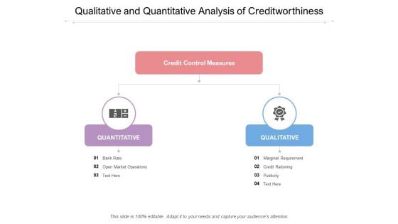 Qualitative And Quantitative Analysis Of Creditworthiness Ppt PowerPoint Presentation Styles Gridlines