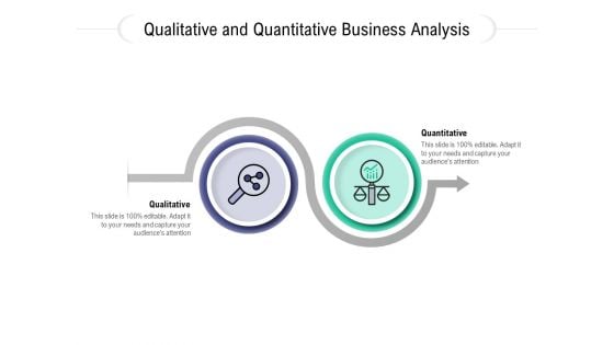 Qualitative And Quantitative Business Analysis Ppt PowerPoint Presentation Layouts Themes PDF