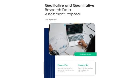 Qualitative And Quantitative Research Data Assessment Proposal Example Document Report Doc Pdf Ppt
