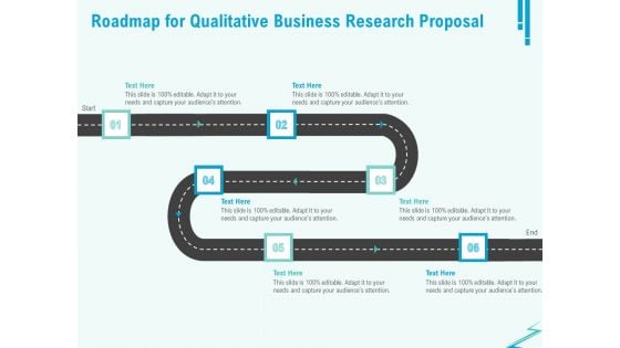 Qualitative Market Research Study Roadmap For Qualitative Business Research Proposal Introduction PDF