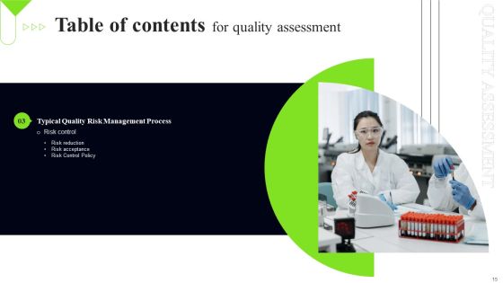 Quality Assessment Ppt PowerPoint Presentation Complete Deck Slide15