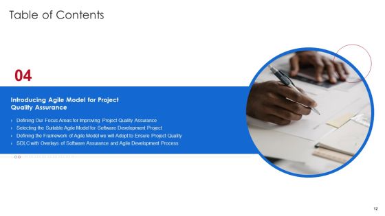 Quality Assurance Model For Agile IT Ppt PowerPoint Presentation Complete Deck With Slides Slide12