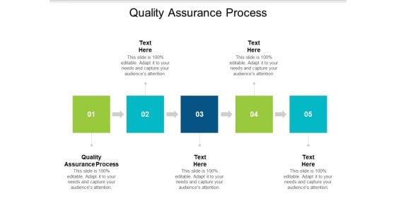 Quality Assurance Process Ppt PowerPoint Presentation Icon Rules Cpb