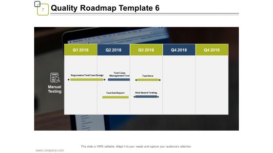 Quality Assurance Roadmap Ppt PowerPoint Presentation Complete Deck With Slides Slide07