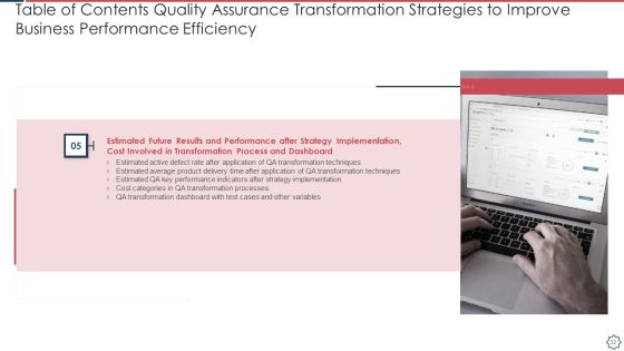 Quality Assurance Transformation Strategies To Improve Business Performance Efficiency Ppt PowerPoint Presentation Complete Deck With Slides Slide32