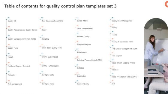 Quality Control Plan Templates Set 3 Ppt PowerPoint Presentation Complete Deck With Slides