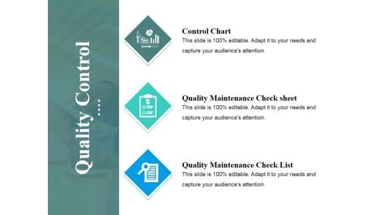 Quality Control Ppt PowerPoint Presentation Ideas Icon