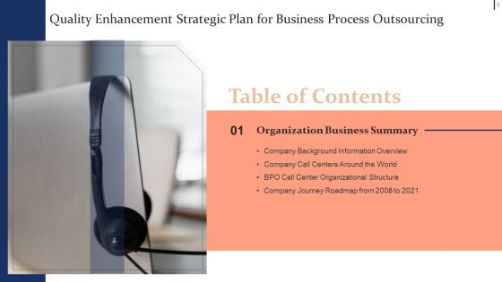 Quality Enhancement Strategic Plan For Business Process Outsourcing Ppt PowerPoint Presentation Complete Deck With Slides