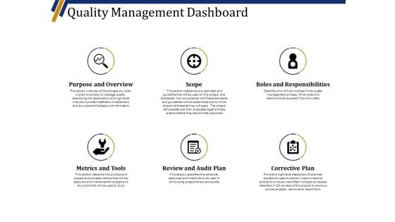 Quality Management Dashboard Ppt PowerPoint Presentation Professional Example