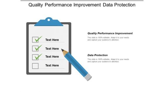 Quality Performance Improvement Data Protection Ppt PowerPoint Presentation Portfolio Grid