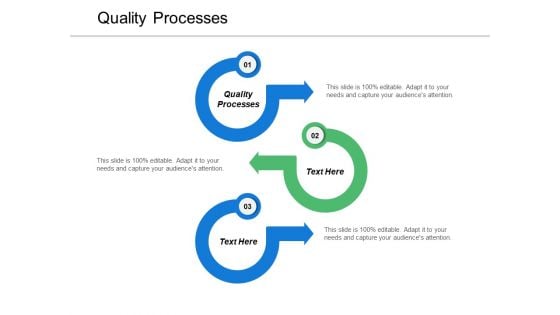 Quality Processes Ppt PowerPoint Presentation Pictures Sample Cpb