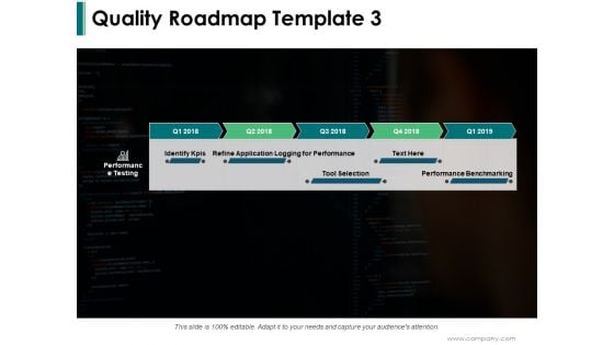 Quality Roadmap Performance Ppt PowerPoint Presentation File Summary