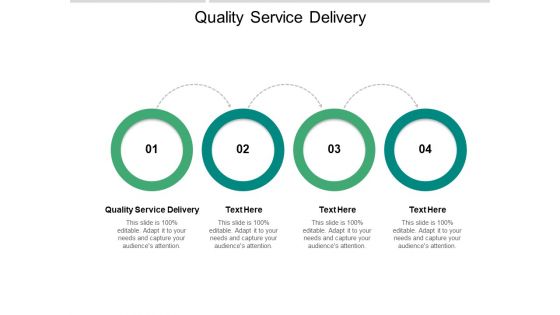 Quality Service Delivery Ppt PowerPoint Presentation Infographic Template Design Templates Cpb Pdf