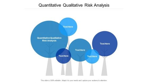 Quantitative Qualitative Risk Analysis Ppt PowerPoint Presentation File Slide Cpb