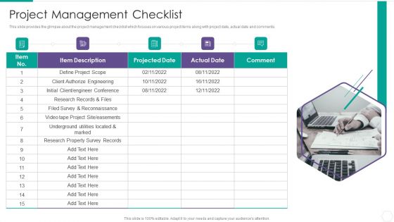 Quantitative Risk Assessment Project Management Checklist Slides PDF Quantitative Risk Assessment Project Management Checklist Slides PDF