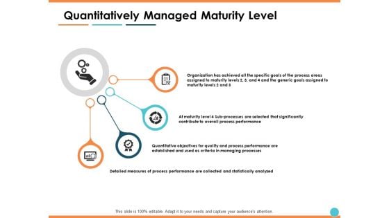 Quantitatively Managed Maturity Level Ppt PowerPoint Presentation Infographic Template Example Introduction