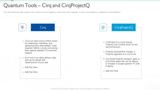 Quantum Computing For Everyone IT Quantum Tools Cirq And Cirqprojectq Inspiration PDF