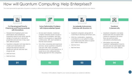 Quantum Key Distribution How Will Quantum Computing Help Enterprises Portrait PDF