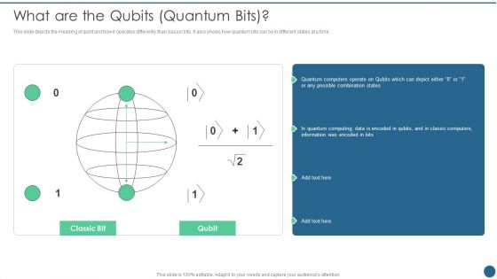 Quantum Key Distribution What Are The Qubits Quantum Bits Introduction PDF