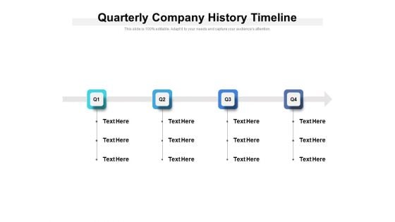 Quarterly Company History Timeline Ppt PowerPoint Presentation Outline Portfolio PDF Quarterly Company History Timeline Ppt PowerPoint Presentation Outline Portfolio PDF