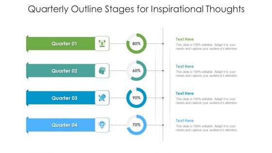 Quarterly Outline Stages For Inspirational Thoughts Ppt PowerPoint Presentation Portfolio Pictures PDF