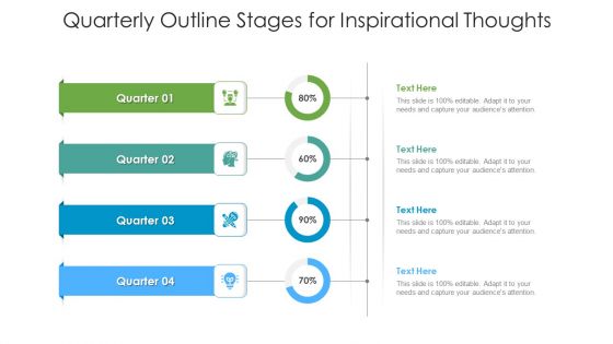 Quarterly Outline Stages For Inspirational Thoughts Ppt PowerPoint Presentation Portfolio Pictures PDF